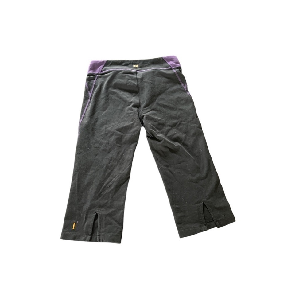 Lucy Black Cropped Leggings Women’s Small - Picture 4 of 5